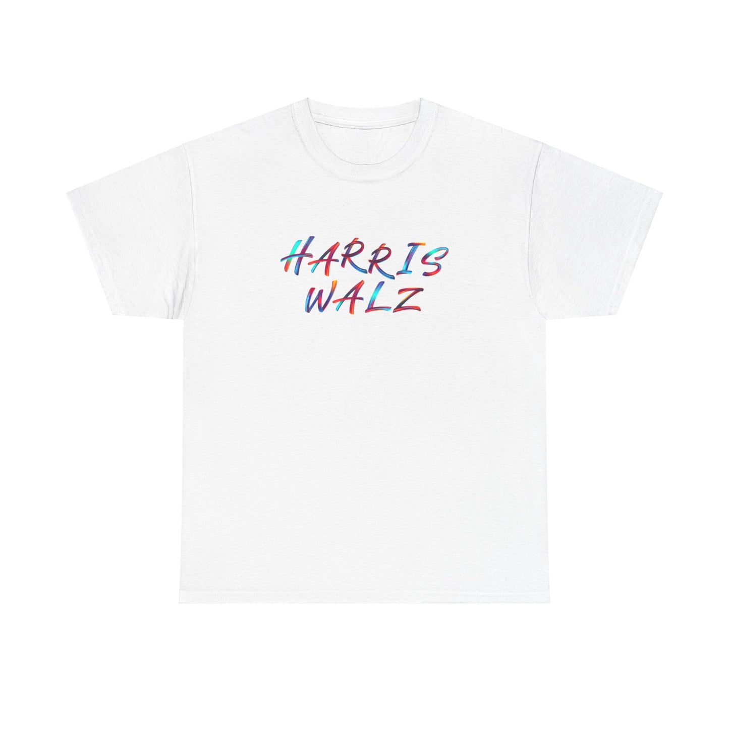 Harris Walz Brush Effect | Unisex Heavy Cotton Tee