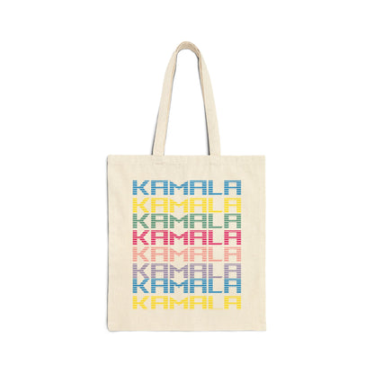 Kamala Kamala Kamala 9076 | Double Sided Cotton Canvas Tote Bag