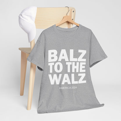 Balz To The Walz | Harris Walz Unisex Heavy Cotton Tee