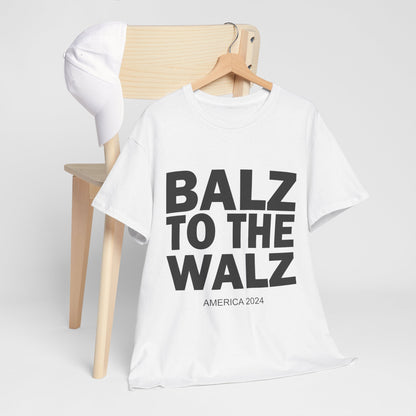 Balz To The Walz | Harris Walz Unisex Heavy Cotton Tee