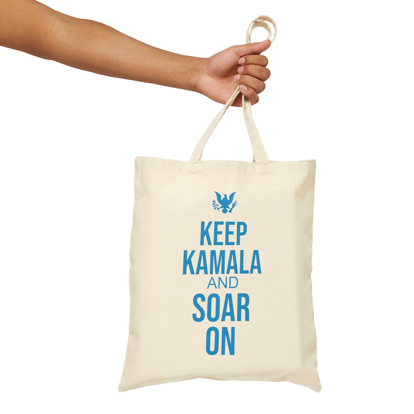 Keep kamala And Soar On | Cotton Canvas Tote Bag