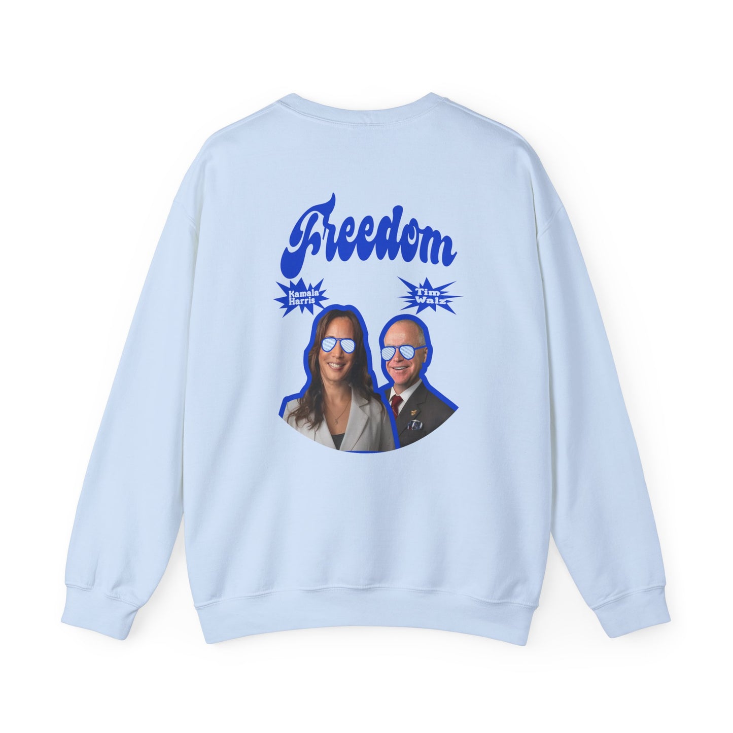 Freedom Kamala Harris & Tim Walz | Unisex Heavy Blend™ Crewneck Sweatshirt