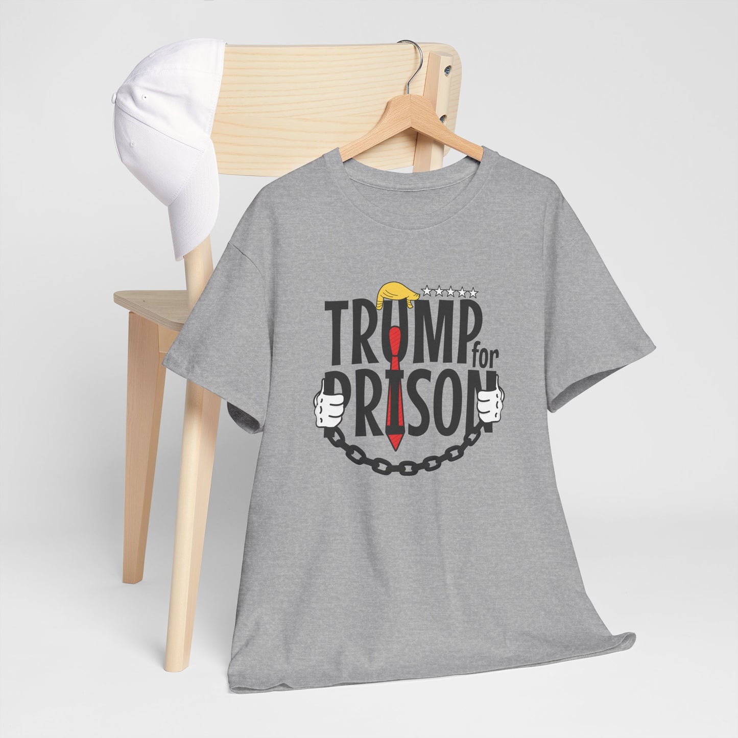 Trump for Prison 1 | Unisex Heavy Cotton Tee