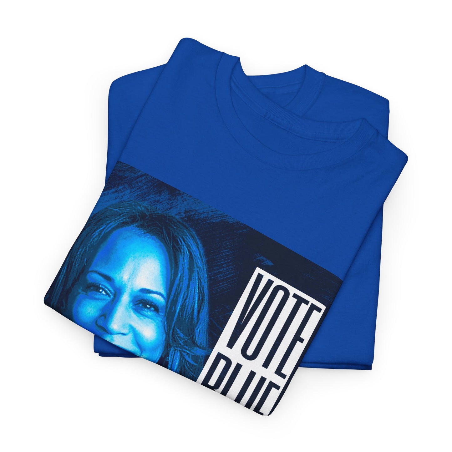 Kamala Blue face |  Short-Sleeve T-Shirt