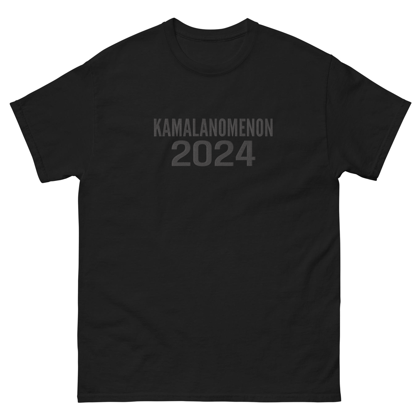 Embroidery Black on Black Kamalanomenon 2024 | Unisex classic tee